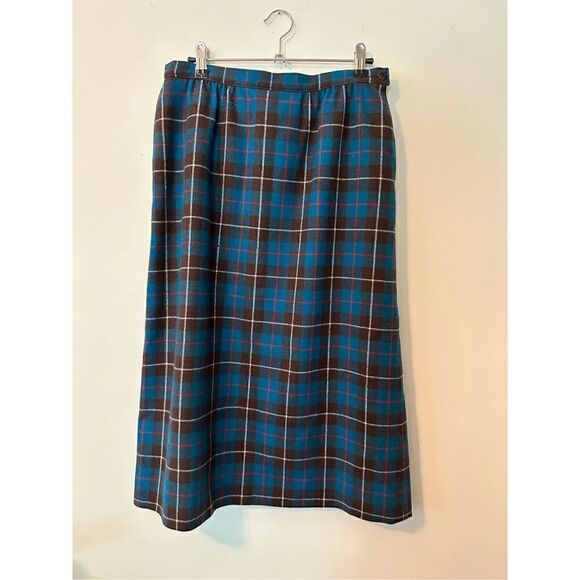 Vintage Pendleton Mac Kinnon Tartan Wool Skirt - Picture 1 of 5